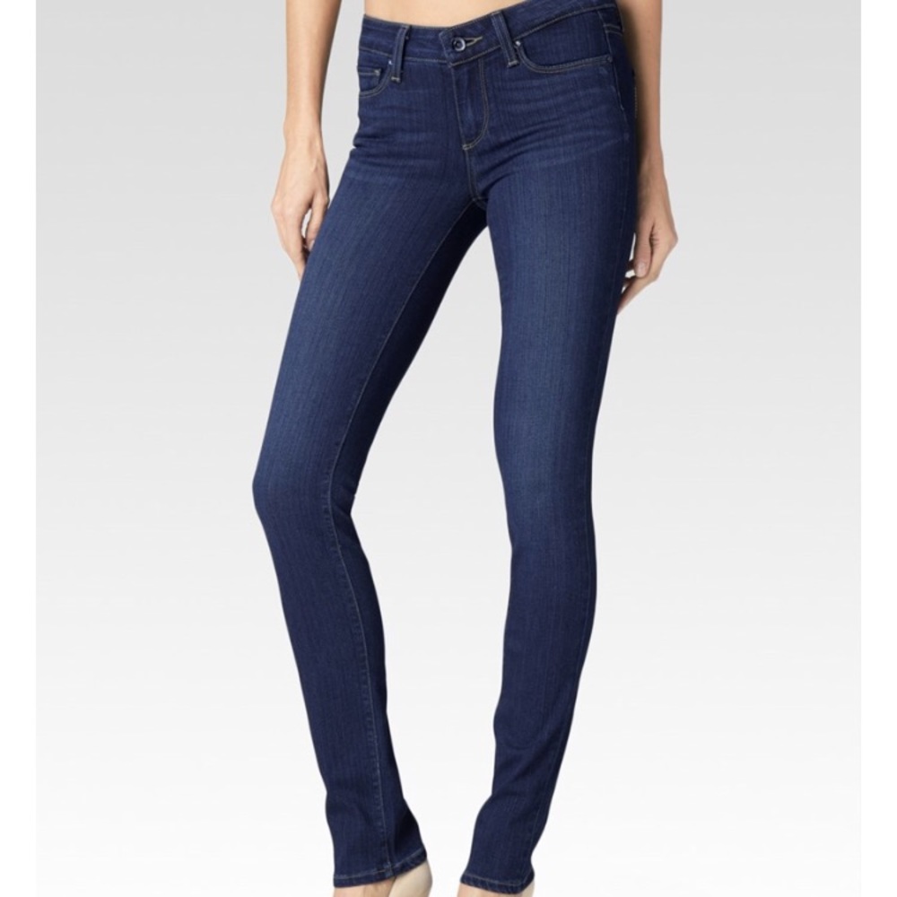 Paige Skyline Skinny Distressed Women Sz 27